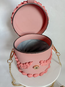 Round bucket cake purse