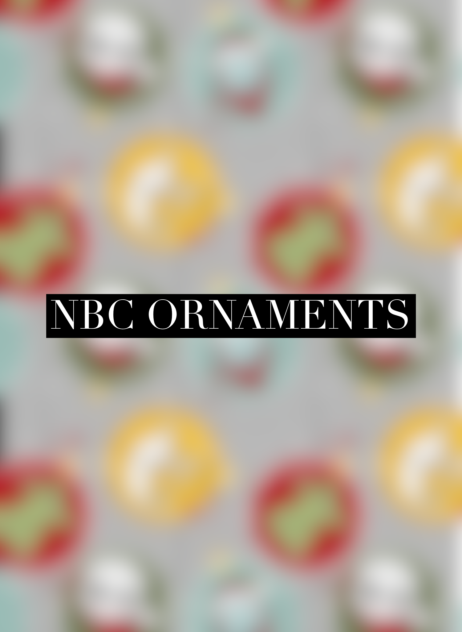 N.B.C ornaments seamless