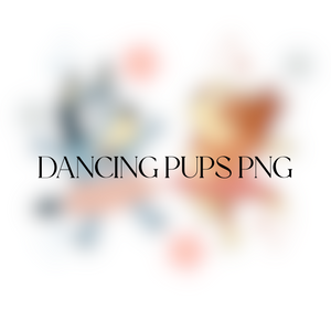 Dancing pups PNG